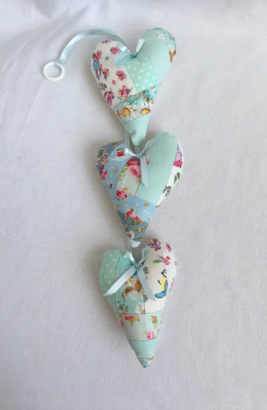 Hanging Abstract Hearts, Home Decor, Pretty Hearts, Unique Gift Ideas.