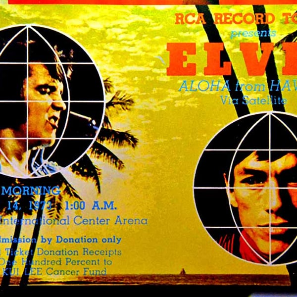 Elvis Presley On Tour Exhibition London Photograph Print