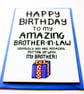 Funny Brother In Law Birthday Card For Brother's Husband  - Image 7