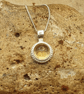 Tiny citrine pendant necklace - Image 1
