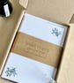 Winter Botanical Flat A6 Note cards Gift Set with Envelopes in Gift box - Image 4