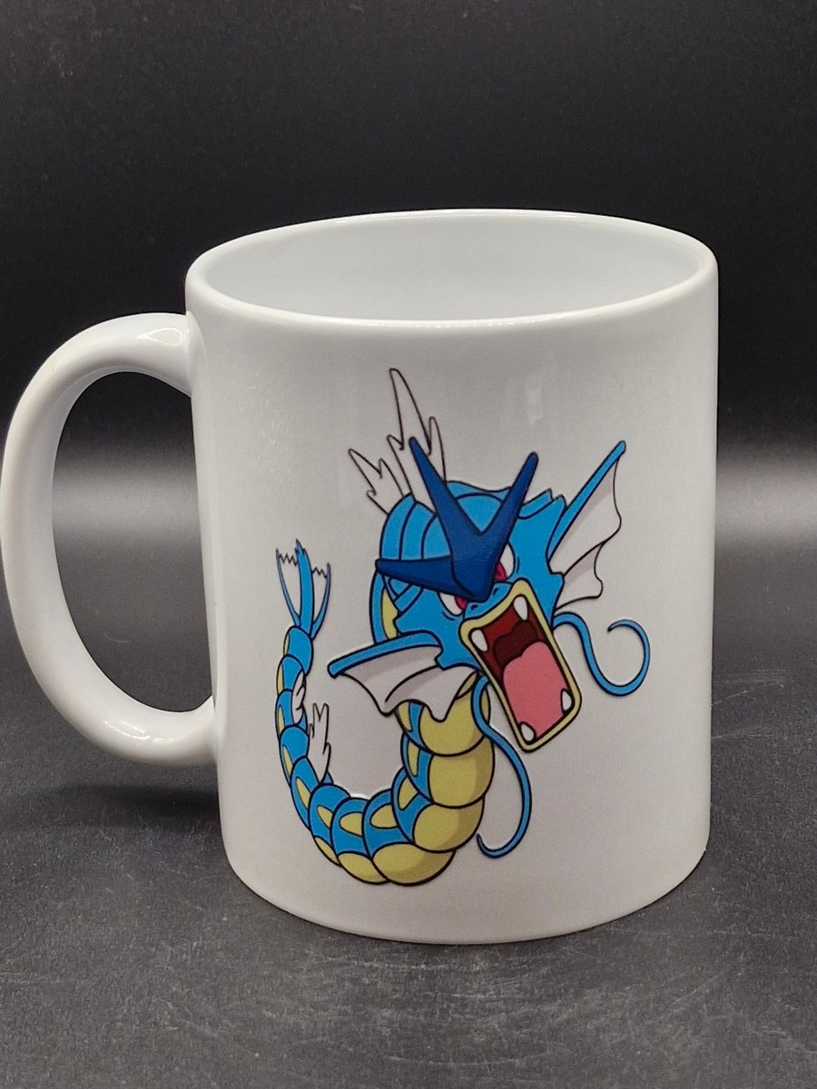 New Gyarados Mug Pokemon Go Fan Art Anime TV Flying Water Type