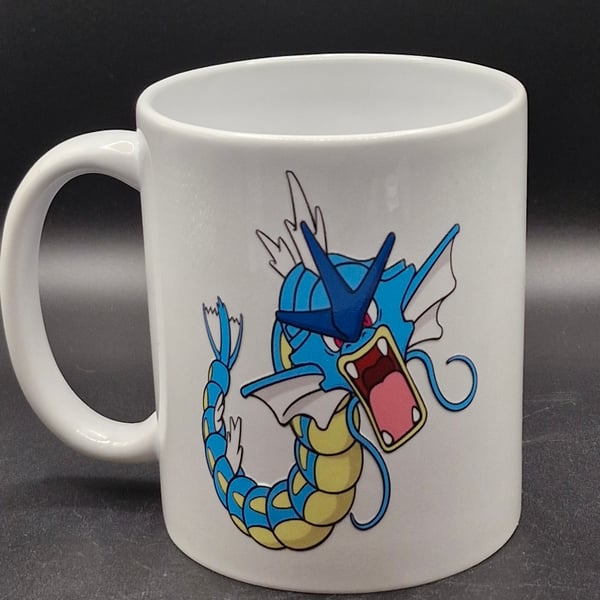 New Gyarados Mug Pokemon Go Fan Art Anime TV Flying Water Type