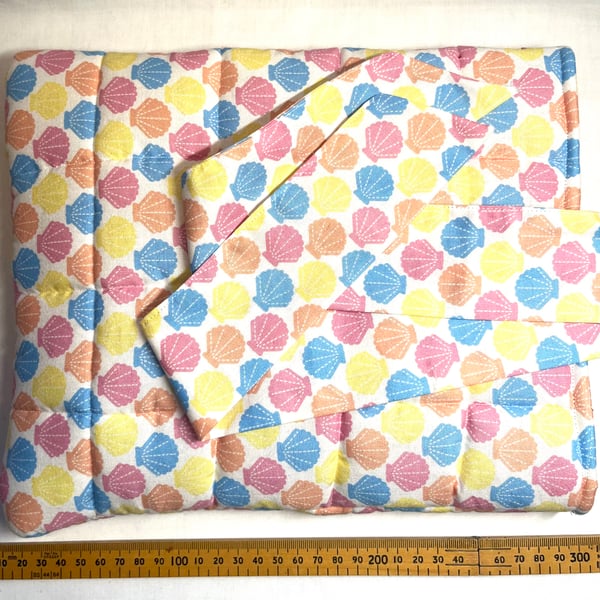 Handmade Quilted Book, iPad Sleeve 