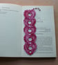 Bookmark, embroidered hearts. Reduced. - Image 3