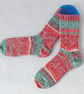 Hand knitted socks, merino wool socks, size 7-9 - Image 2