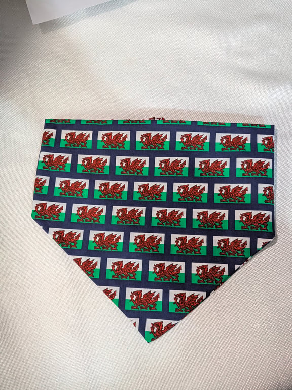 Welsh Scrunchie Dog Bandana size M