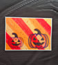 A5 Halloween Print - Unframed Doodle Pumpkin Spice