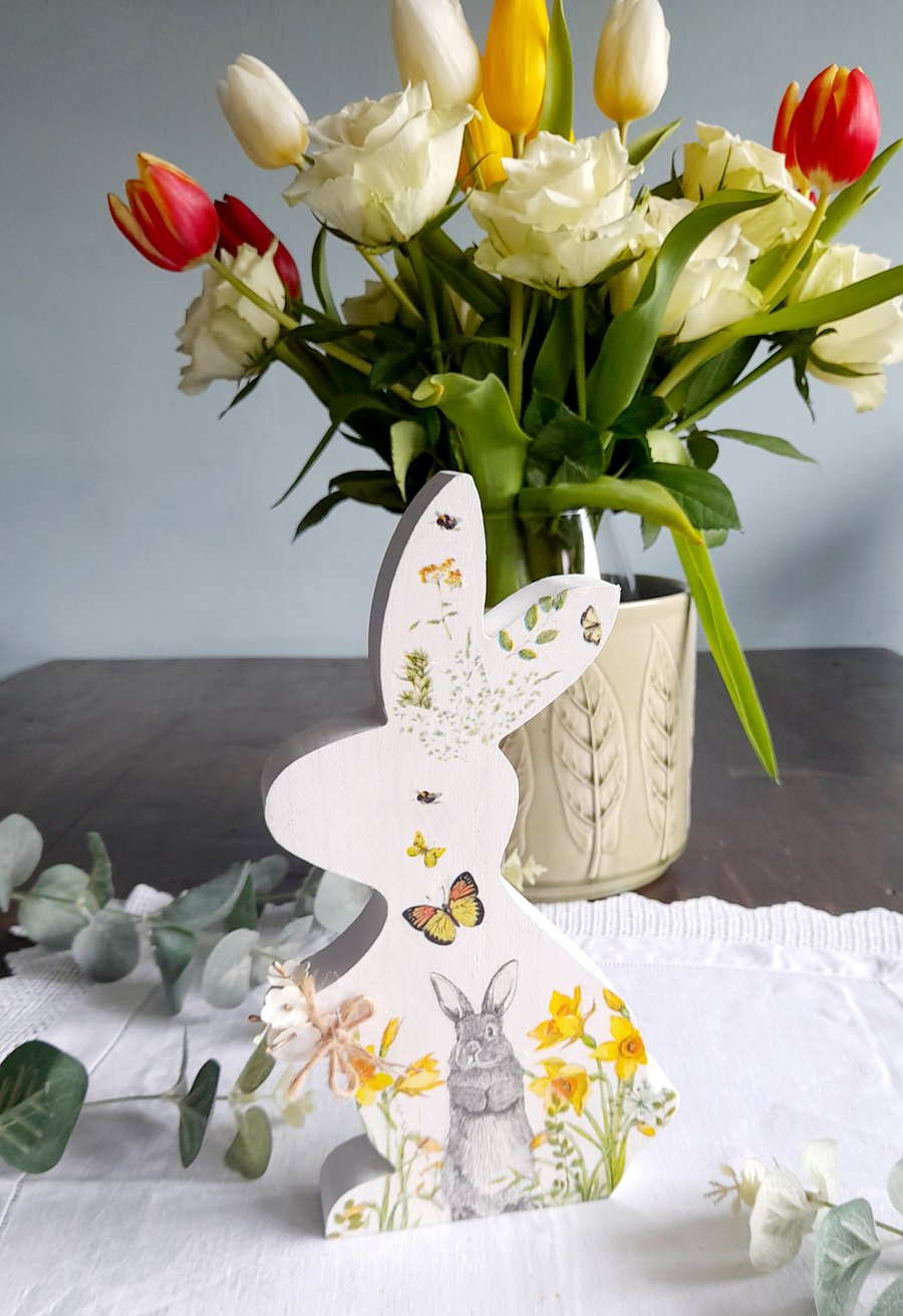 Freestanding Spring Bunny Rabbit