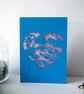 Mini Floral Vine Hearts Card - Image 4