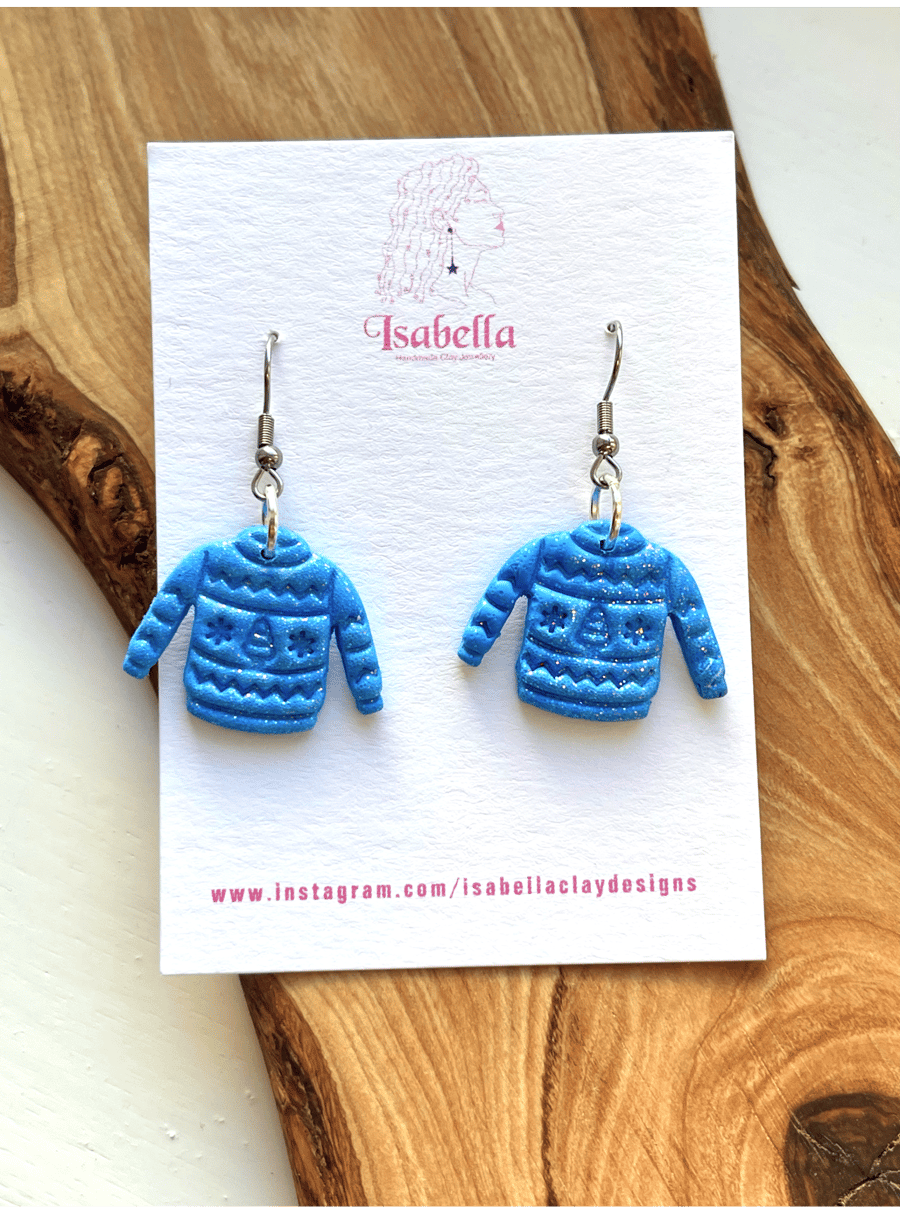 Christmas Jumper Blue 