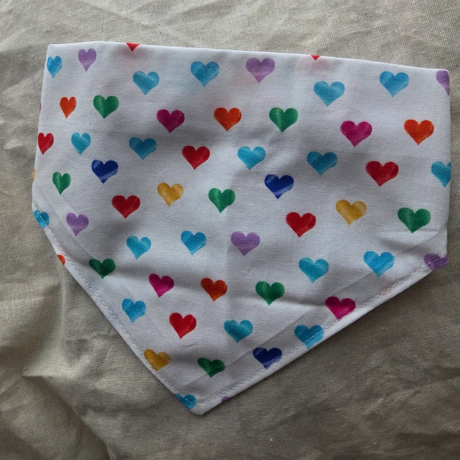 Elasticated slip-on Dog Bandana - Size L