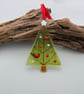 Robins Christmas Tree Decoration with White Star - Image 1