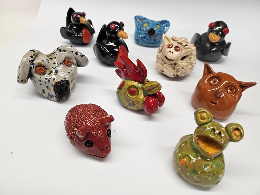 Cane Tops for Your Bamboo Sticks - Animal Collection