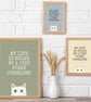 Funny White Cat Print - My Life Is Ruled by a Tiny Furry Overlord  - Image 3