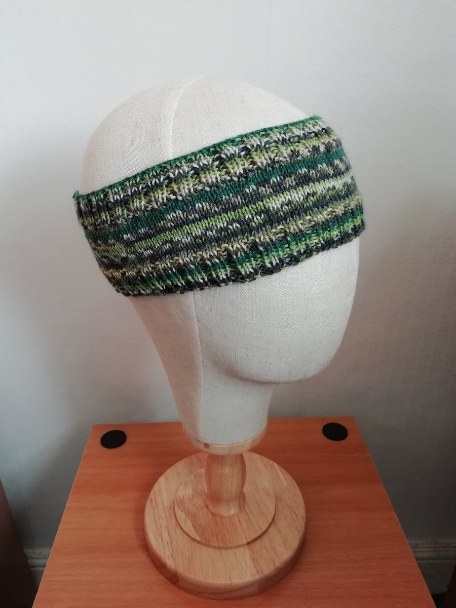 Hand knitted Headband.