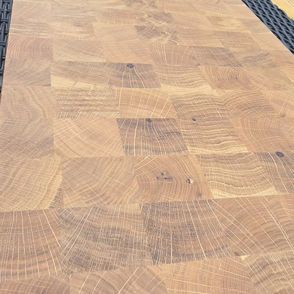 Handmade Butcher Block, Chopping Board, Oak Large Chopping Board, solid wood