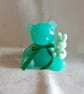 Pale Green Bear and Bunny Keepsake Ornament  - Image 3