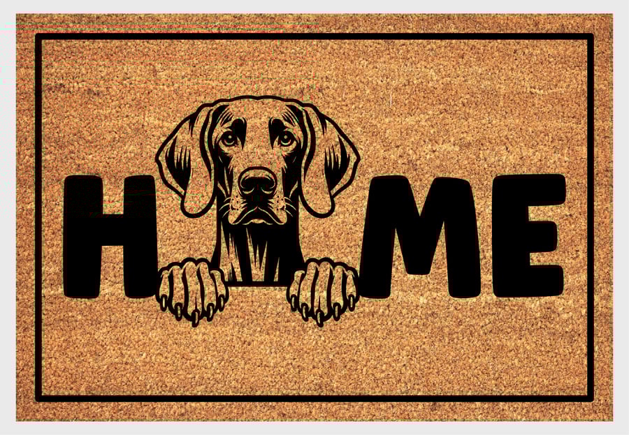 Weimaraner Dog Home Door Mat No.1 - Weimaraner Welcome Mat - 3 Sizes