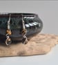 Handmade 925 Silver & Natural Tiger's Eye Drop Dangle Earrings Gift Boxed - Image 7