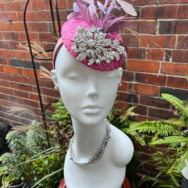 Beautiful Handmade hat, Hat for the Races, Hats for Ascot, Special Occasion Hats