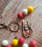 Calico Cat Bag Charm - Image 2