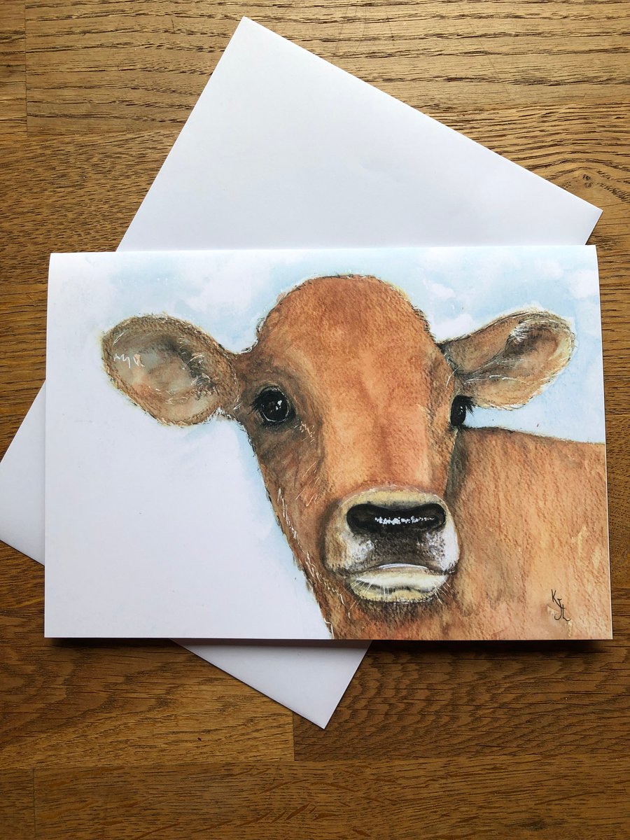 A5 blank card of Constantine Calf