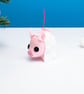 Pig in a blanket hanging decoration - Image 2