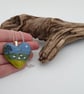 Fused Glass Heart Pendant - Image 5