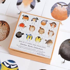 Garden Birds Collection - Box of 12 Small Cards