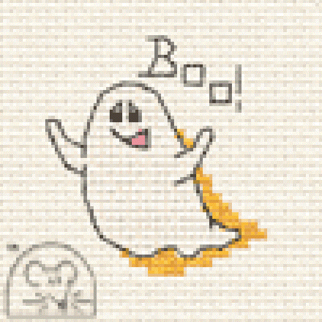 Mouseloft Stitchlets 'Make Me For Halloween - Ghost' Cross Stitch Kit