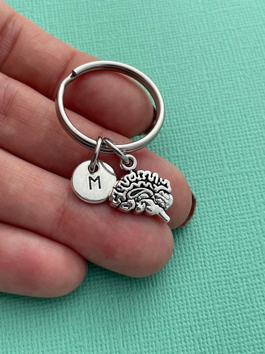 Psychology Brain Keychain