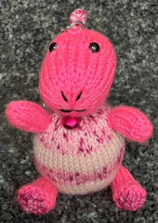 Dinosaur keyring Pink and pink multi - Special Gift