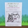 First Edition A Little Book of Bunny Poems paperback bunny rabbit poetry pet 