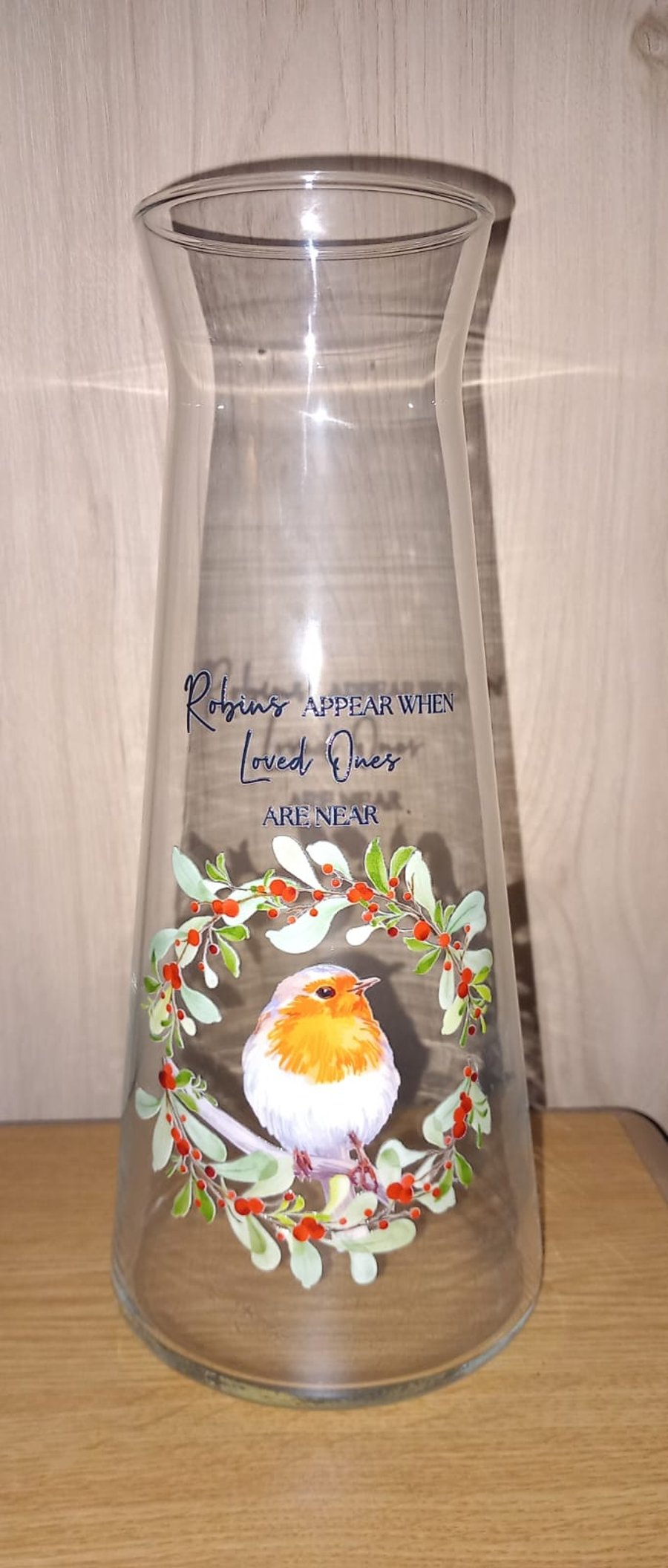 Rovins Appear When Loved Ones Are Near Memorial Glass Vase Decor