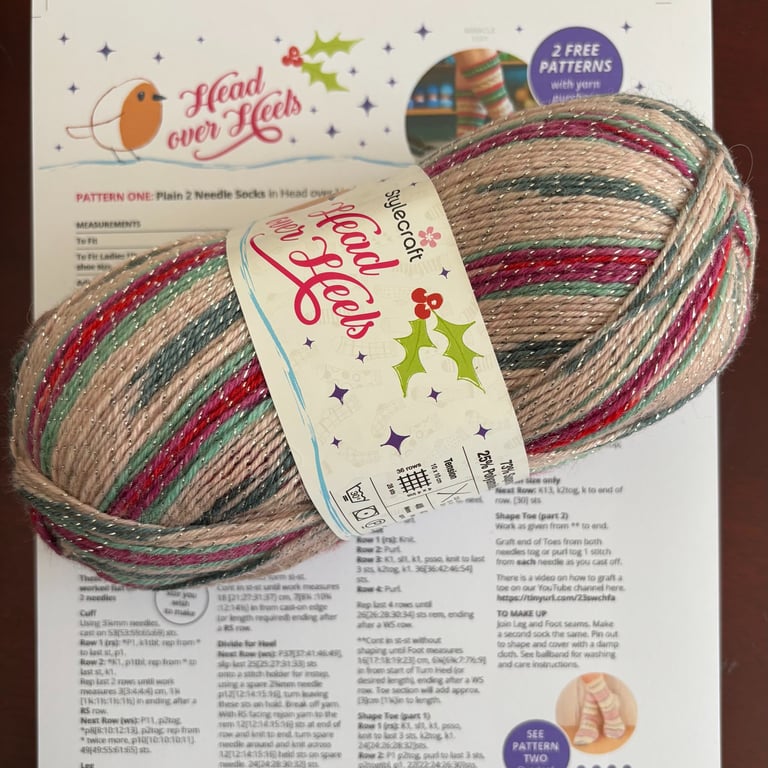 Stylecraft Festive Sock Yarn Knit Kit – The Drummer Boy 