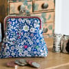 Coin purse made with Liberty lawn print: 'June's Meadow', a cheerful floral