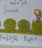 Topiary Birthday Card -Penblwydd Hapus - Image 4