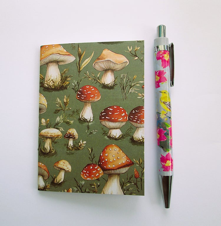 Toadstool  A7 mini pocket notebook