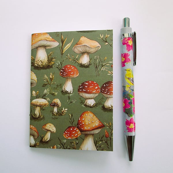 Toadstool  A7 mini pocket notebook