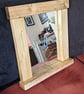 Rustic Reclaimed Pine Mirror - Image 1