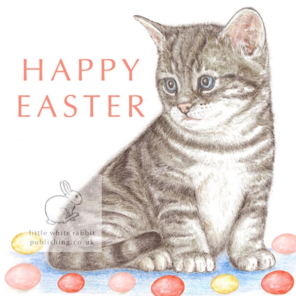 Tommy the Kitten - Easter Card
