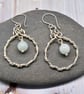Handmade Jadeite and Sterling Silver Earrings - Image 7