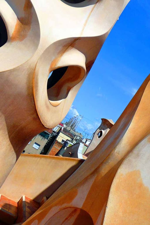 Casa Mila La Pedrera Barcelona Spain 12"x18" Print