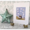 Spotty Pooch mounted dog print Jo Roper 