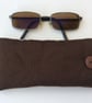 Glasses Case, sunglasses case, brown - Image 2