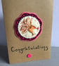 Hand Embroidered Congratulations Card - Image 4