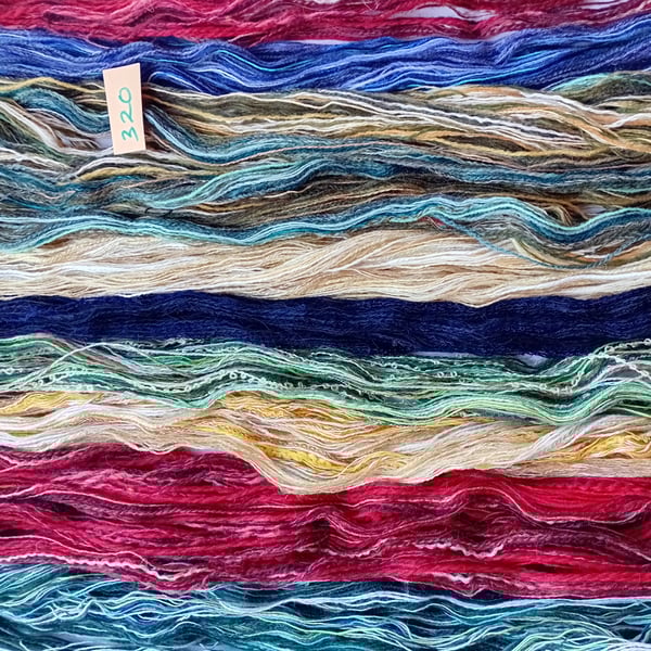 Weaving yarns, thrums and fibres, textured creative threads