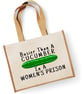 Busier Than A Cucumber In A Women's Prison Large Shopper Canvas Bag Rude Funny  - Image 4