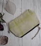 Hand Printed Linen Zipped Cosmetic Bag - Image 3